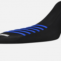 Housse de selle 700 raptor bleue et noire